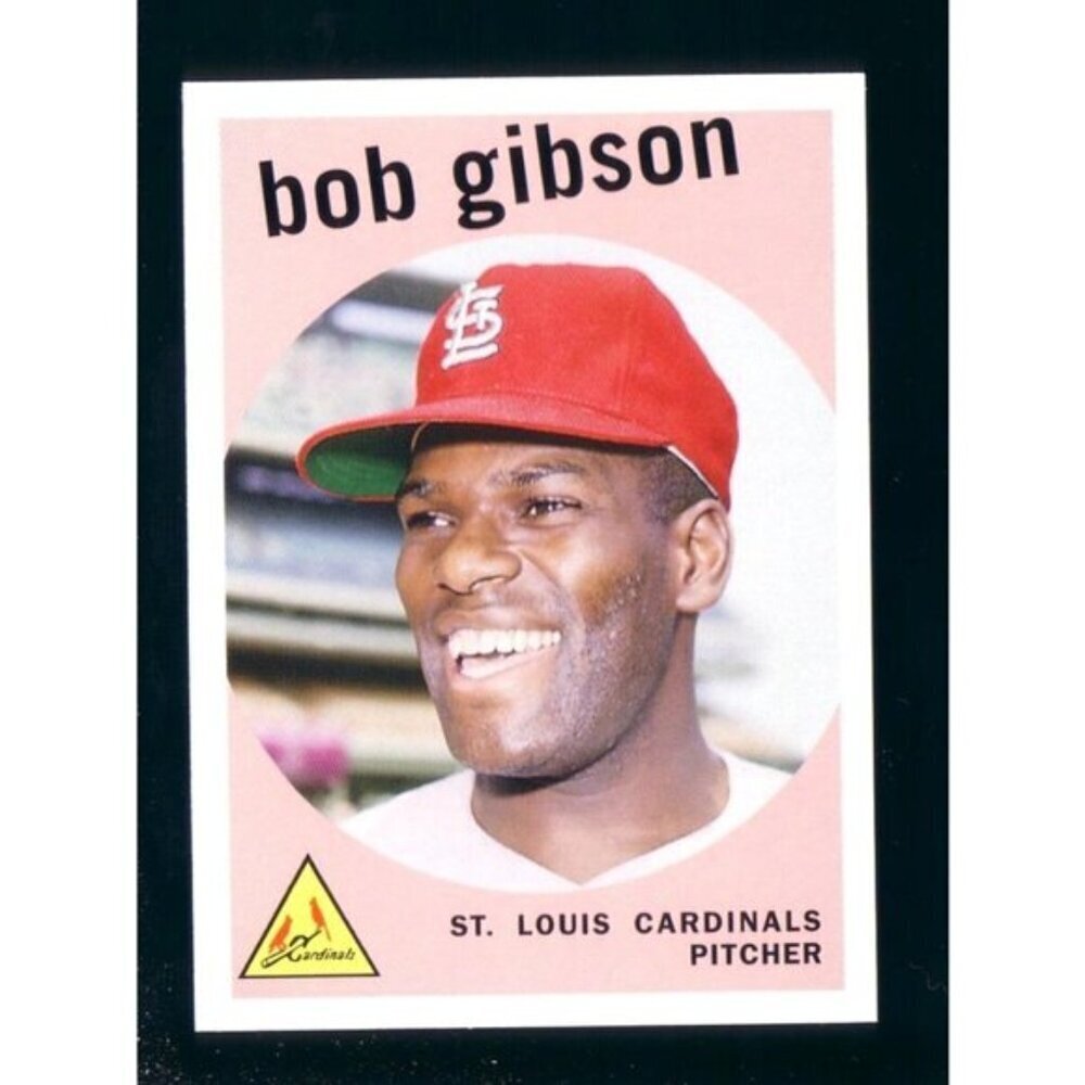 Bob Gibson 2006 Topps 1959 Rookie Card REPRINT #514